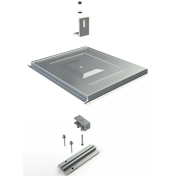 Unirac Flashkit TR Flat-Tile Mill (priced as Pack of 10 Pc) Unirac