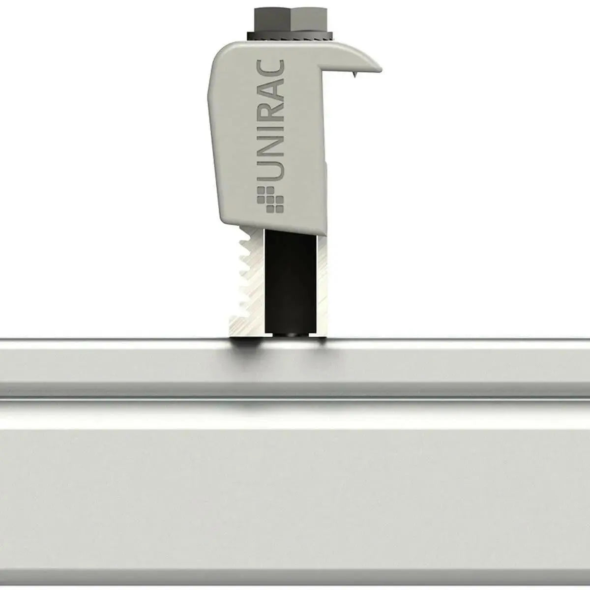 Unirac SolarMount® Mill Universal AF End Clamp - 20/Pack | Solar Cellz Inc