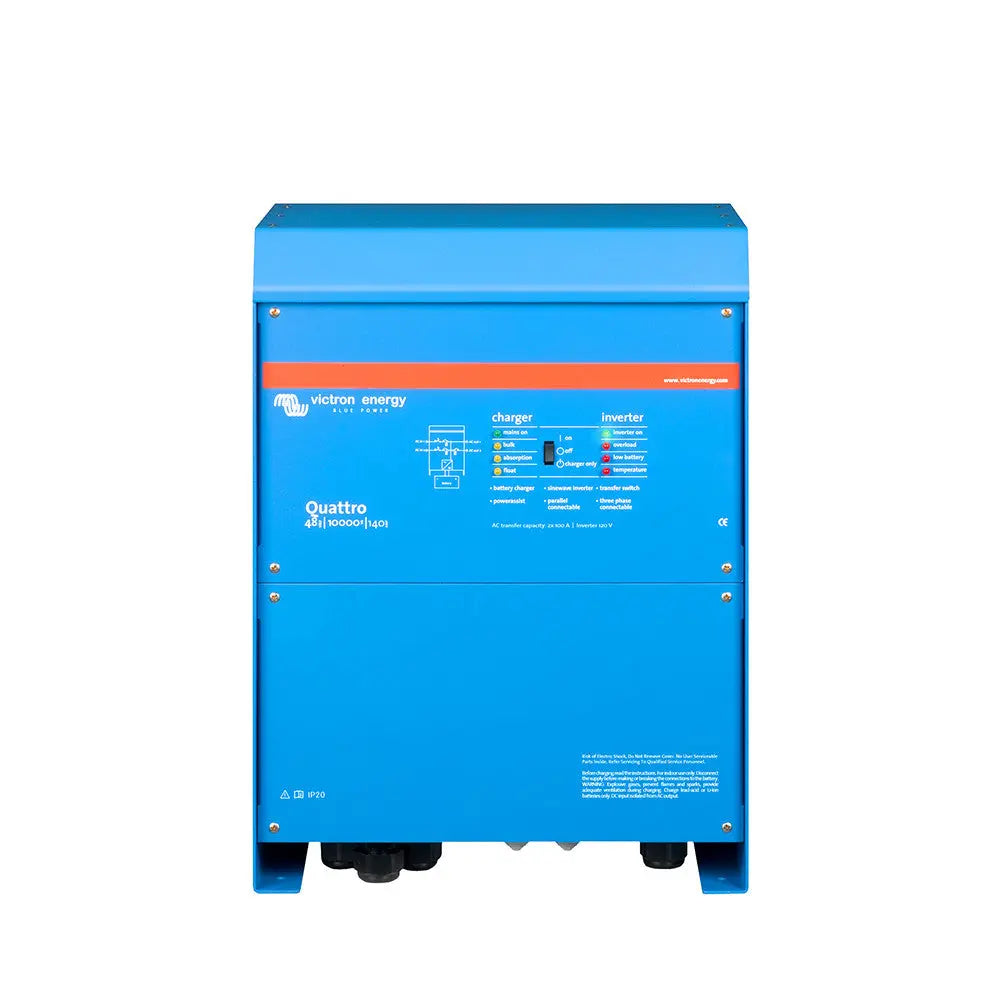 Victron Quattro 48/10000/140-100/100 120V Inverter Charger.