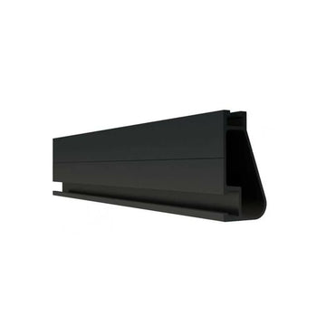 IronRidge XR100 Rail, 168" (14 Feet) Black, Bundle of 18 (SKU Part Number XR-100-168B).