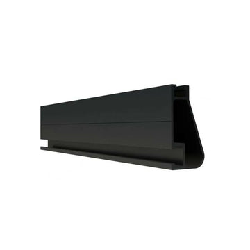 IronRidge XR-100 Anodized Rail | 17ft | Bundle of 18 | Black (SKU Part Number XR-100-204B).