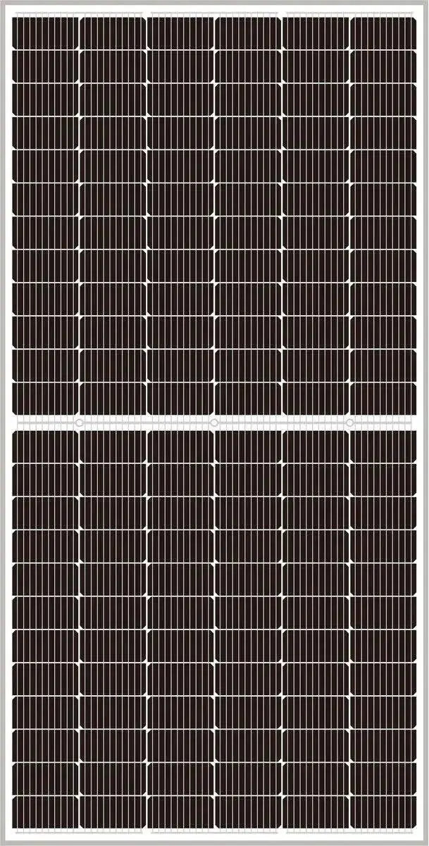 パネル Znshine 440W All N Type Bifacial Double Glass Black Solar Panel ZXM7-U