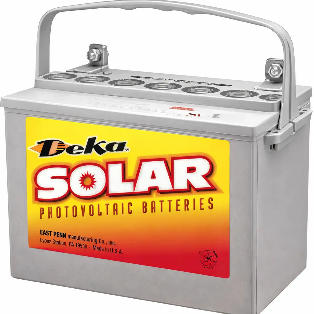 MK Powered Deka Solar 8GU1H Sealed Gel Valve-Regulated Solar Battery.
