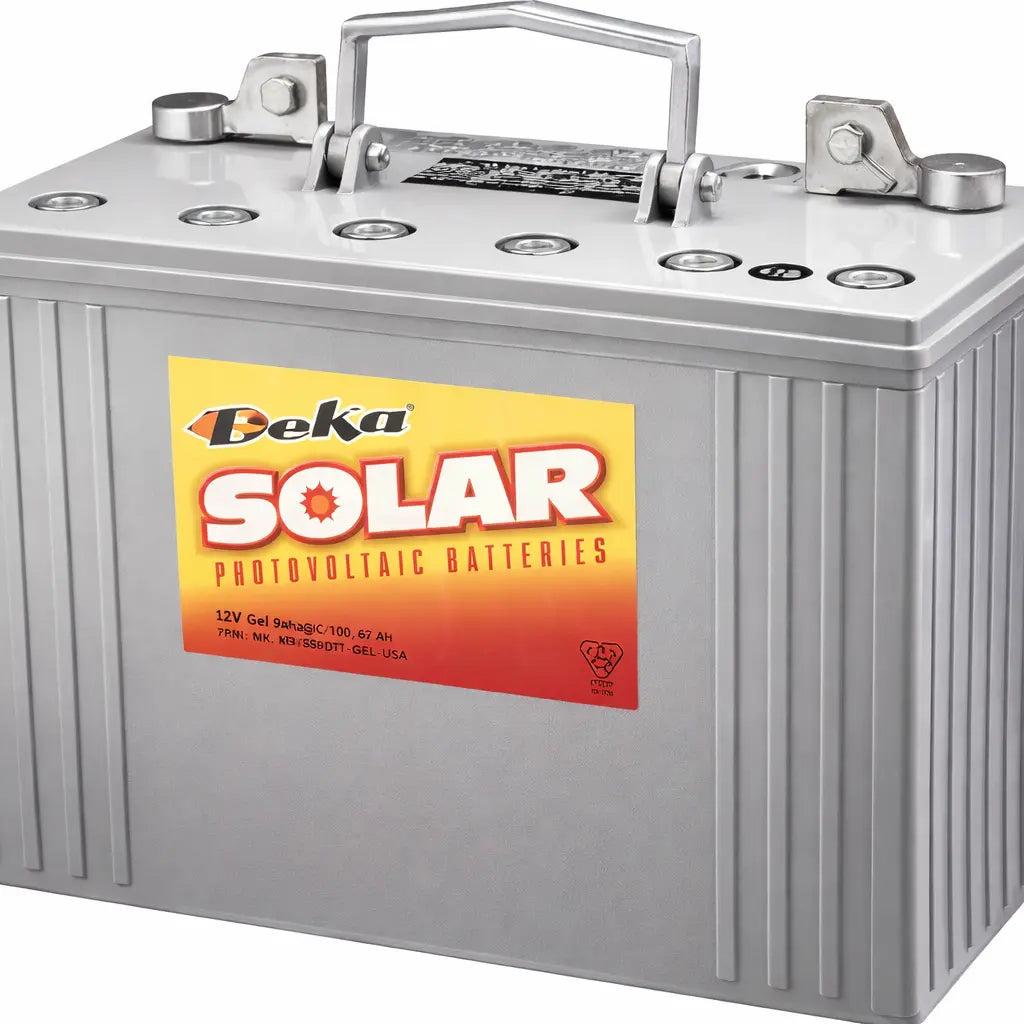 MK Powered Deka Solar 8G30 12 V Photovoltaic Battery.