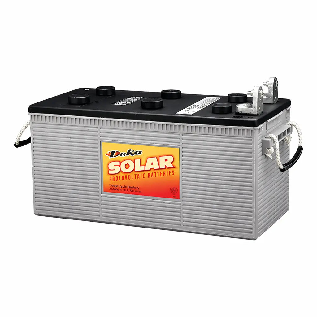 MK Powered® Deka® Solar 8A8DLTP AGM Valve-Regulated Solar Battery.
