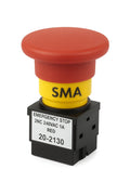 SMA 20-2130 Emergency Stop Button – 2NC 240VAC 1A.