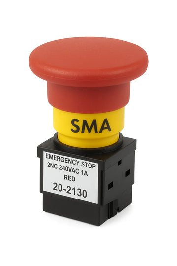 SMA 20-2130 Emergency Stop Button – 2NC 240VAC 1A Solar Cellz USA