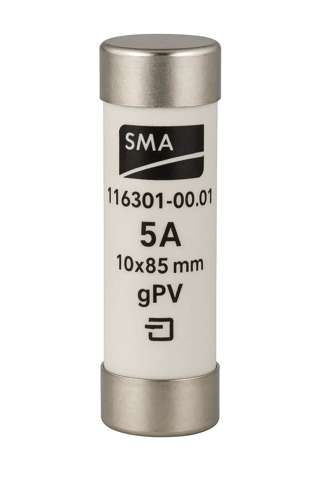 SMA 116301-00.01 Fuse Link (5A, 10x85mm, gPV) – GFDI Assembly Spare Part Solar Cellz USA