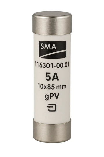 SMA 116301-00.01 Fuse Link (5A, 10x85mm, gPV) – GFDI Assembly Spare Part Solar Cellz USA