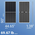 JA Solar 550W 144 Half-Cell Bifacial Solar Panel Solar Cellz USA