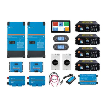 Complete Mobile Solar Kit For 50 AMP RVs| Victron MultiPlus-II 12/3000 | 12V Input | 3000VA Output 120/240V | [Kit-V0004] Victron Energy