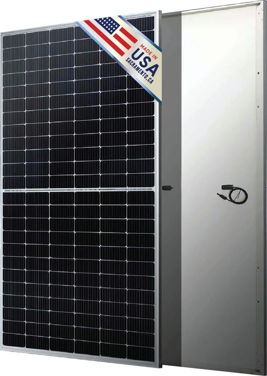 Solar4America 550Watt 144 Half-Cut Bifacial Solar Panel.