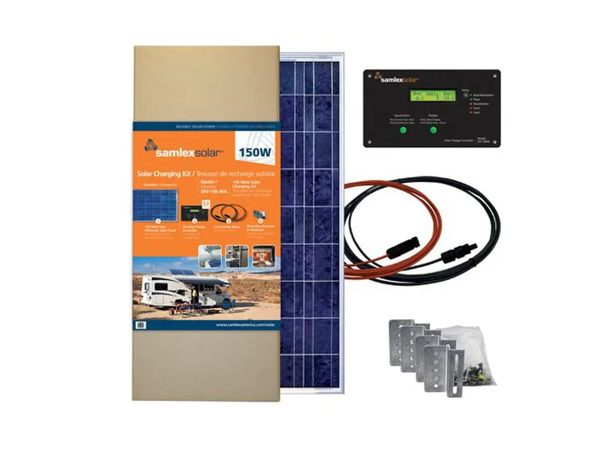 Samlex America SRV Series 150 W 30 A Solar Charging Kit.