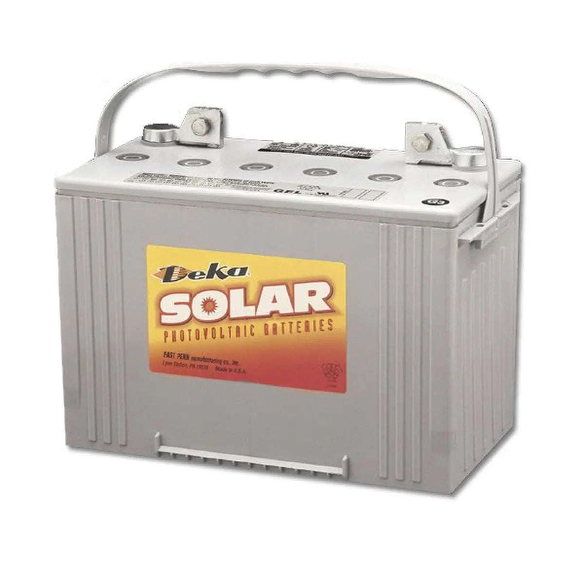 MK Powered® Deka® Solar 8G27 Sealed Gel Valve-Regulated Solar Battery.