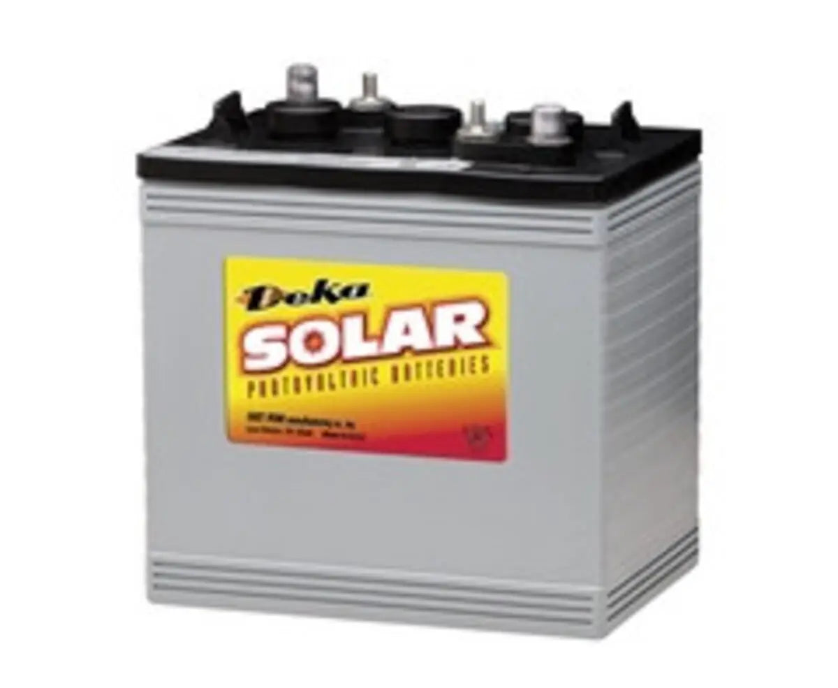 MK Powered® Deka® Solar 8AGC2 AGM Valve-Regulated Solar Battery.