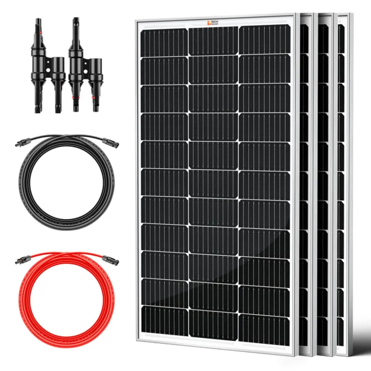 Rich Solar 400 Watt Solar Kit for Solar Generators Portable Power Stations.