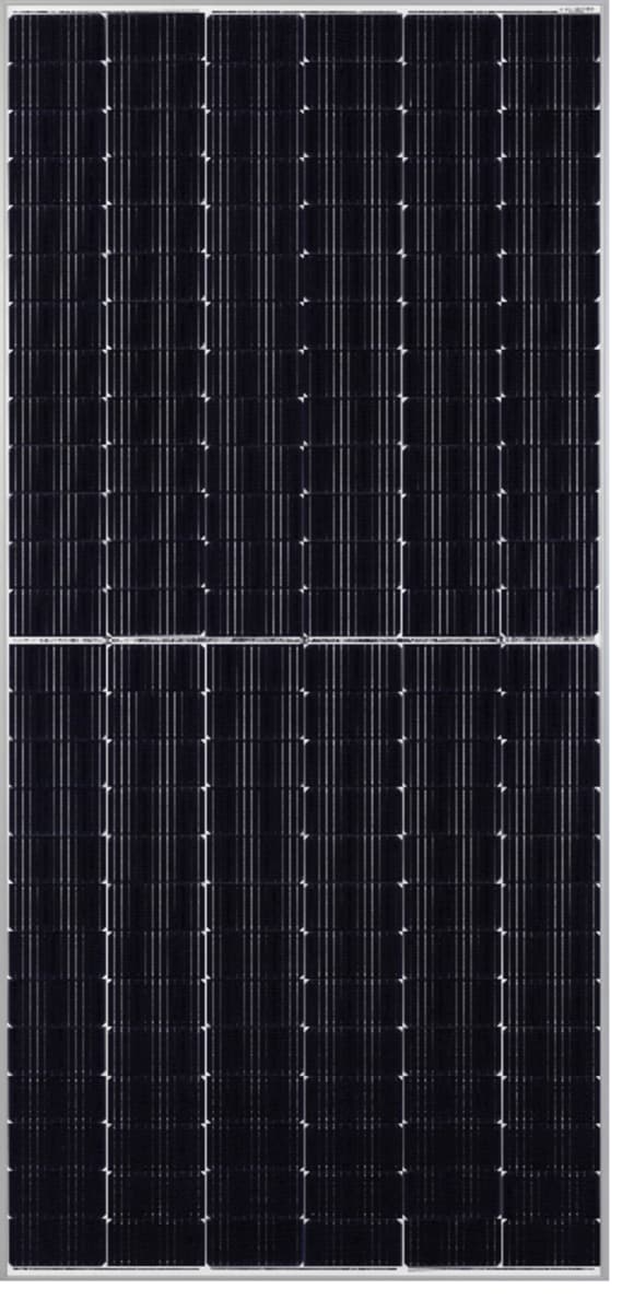 Hanwha Q Cells America 480 W Monocrystalline Bifacial Double Glass Monocrystalline Solar Panel.