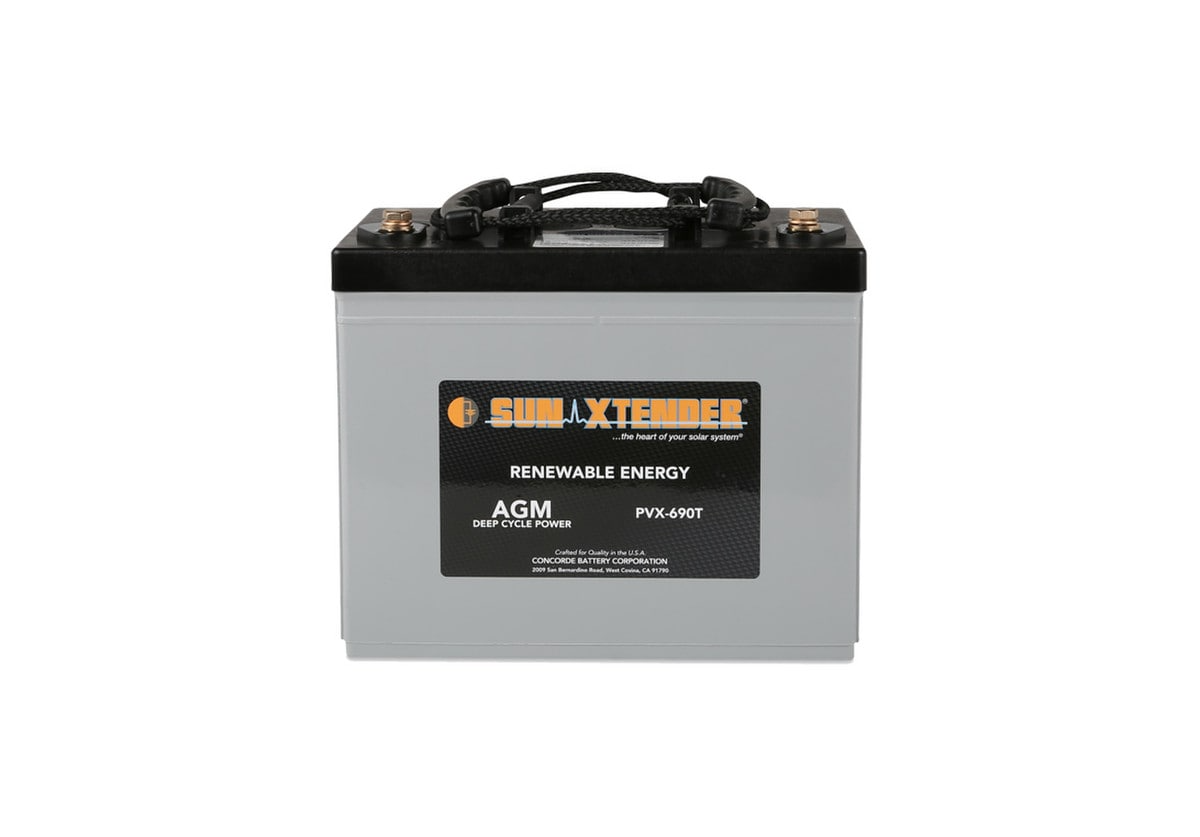 Sun Xtender, PVX-690T, 12V, AGM Deep Cycle Solar Battery.