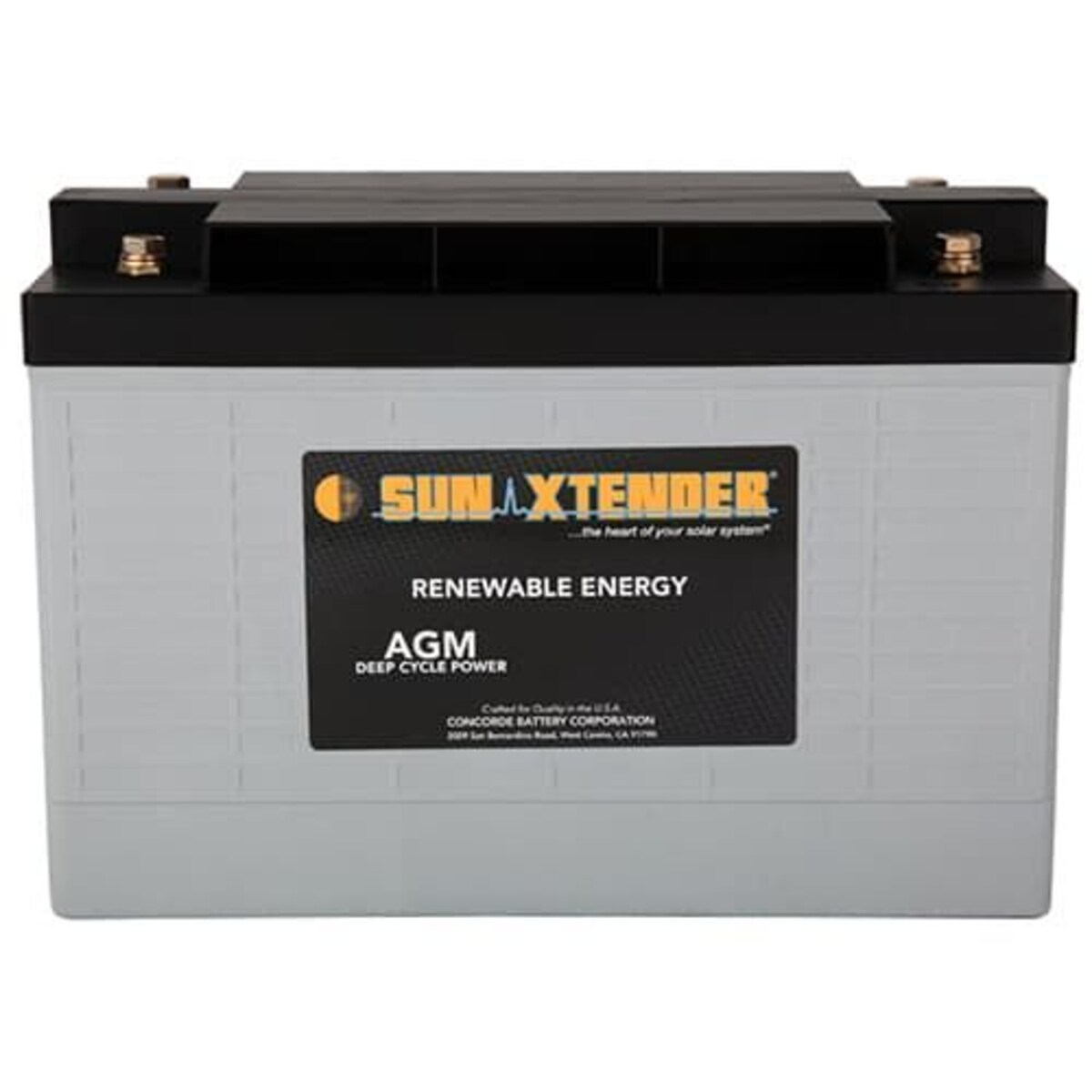 Sun Xtender, PVX-6240T, 2V, AGM Deep Cycle Solar Battery.