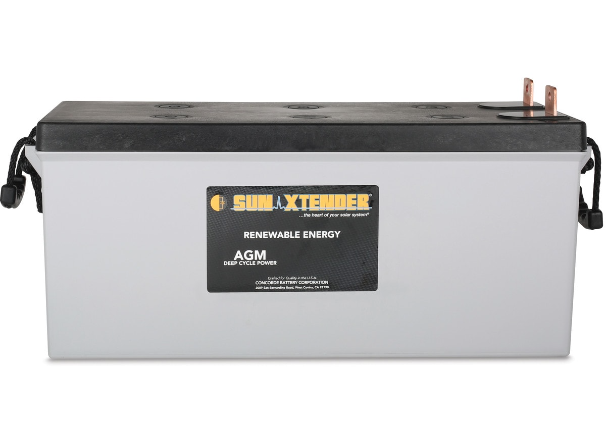Sun Xtender, PVX-2120L, 12V, AGM Deep Cycle Solar Battery.