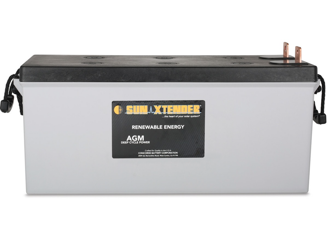 Sun Xtender, PVX-2120L, 12V, AGM Deep Cycle Solar Battery.