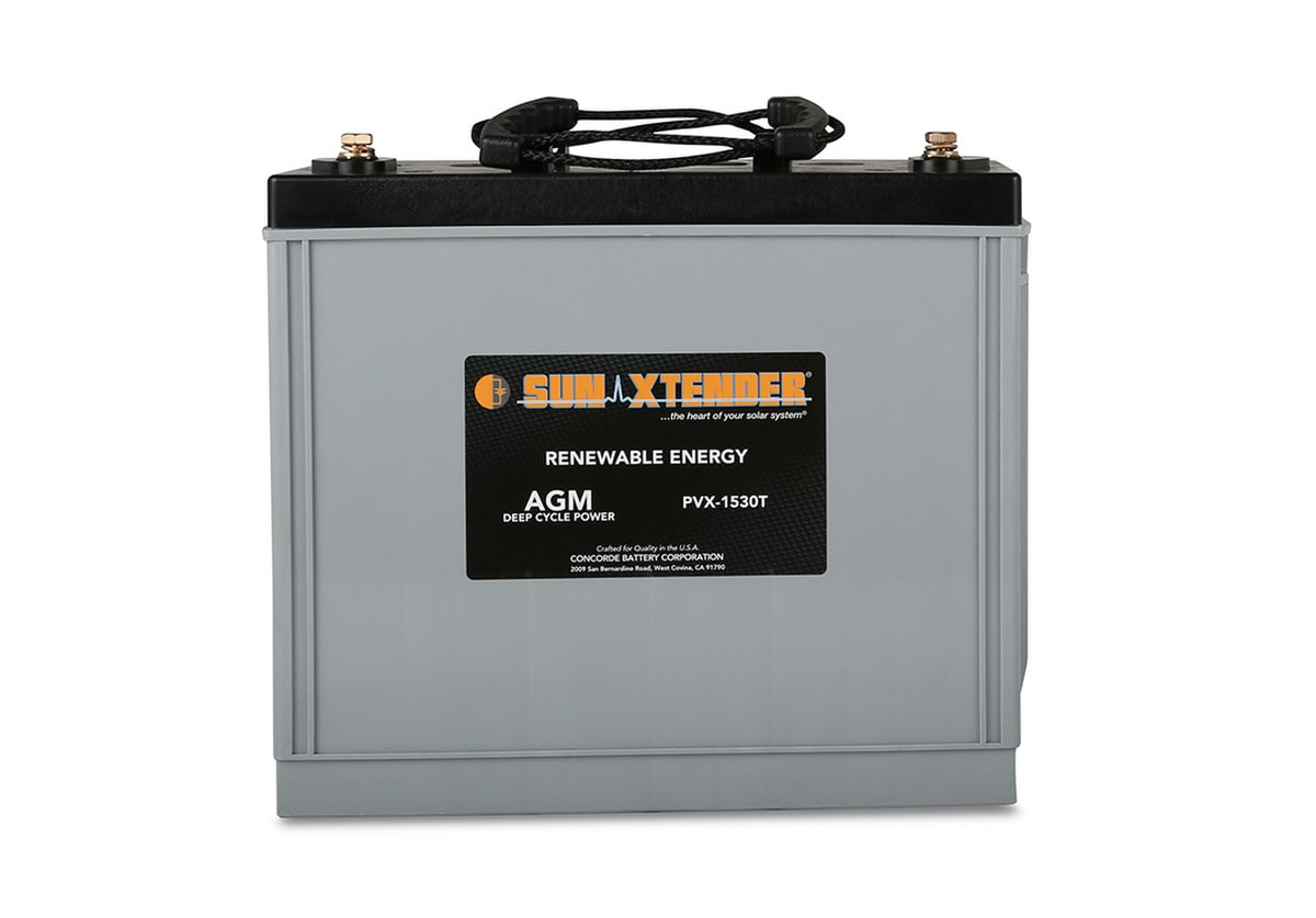Sun Xtender, PVX-1530T, 12V, AGM Deep Cycle Solar Battery.