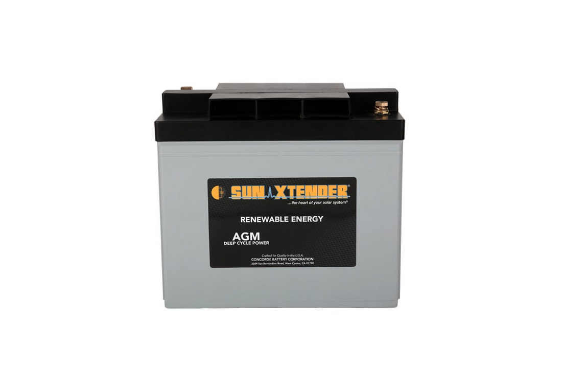 Sun Xtender, PVX-1380T, 6V, AGM Deep Cycle Solar Battery.