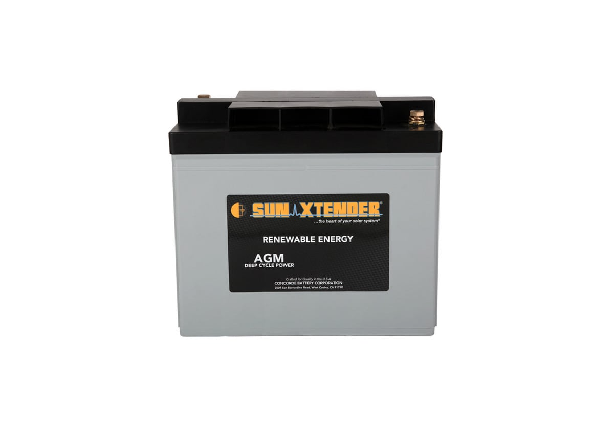 Sun Xtender, PVX-1380T, 6V, AGM Deep Cycle Solar Battery.