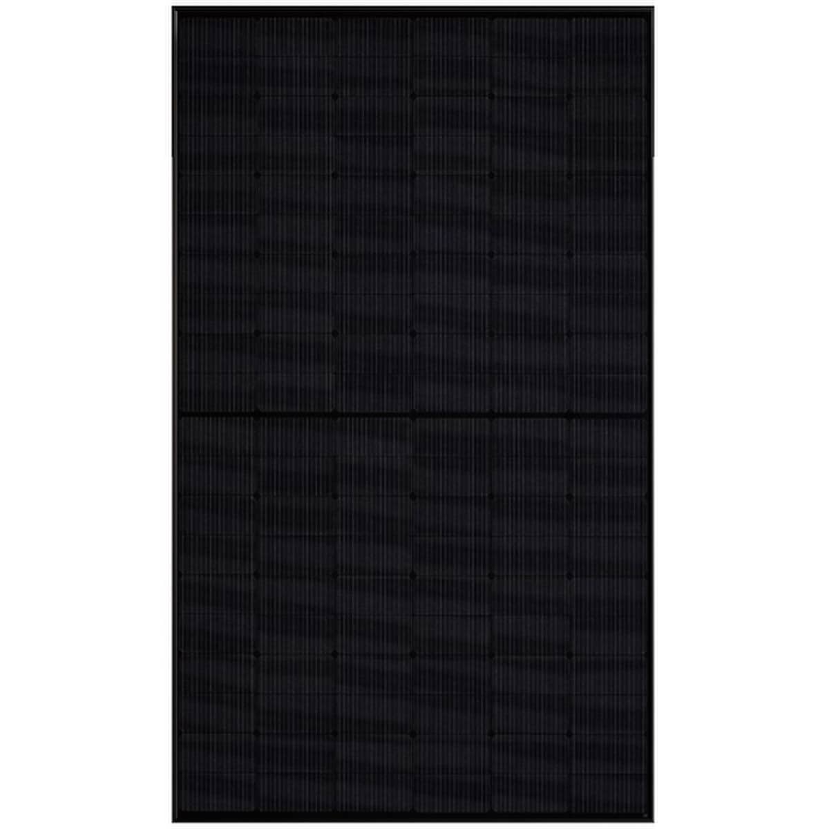 Meyer Burger 390 W Module with 120 HJT Cells, Black Frame, Black Backsheet. Type 2 Module.