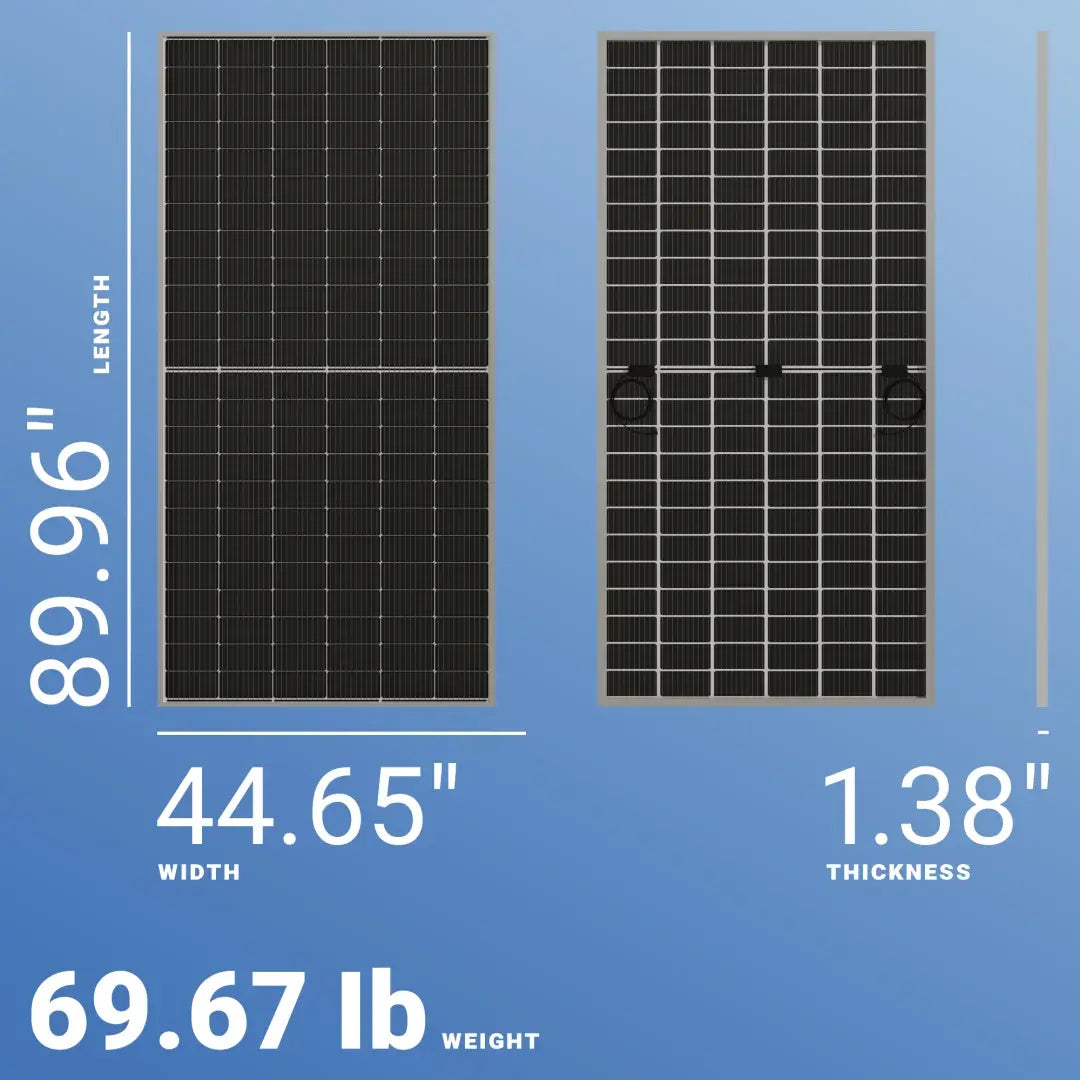 JA Solar 535W Bifacial Solar Panel — 144 Cells.
