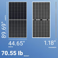 Phono Solar 585W Bifacial Solar Panel – 144 Cells.