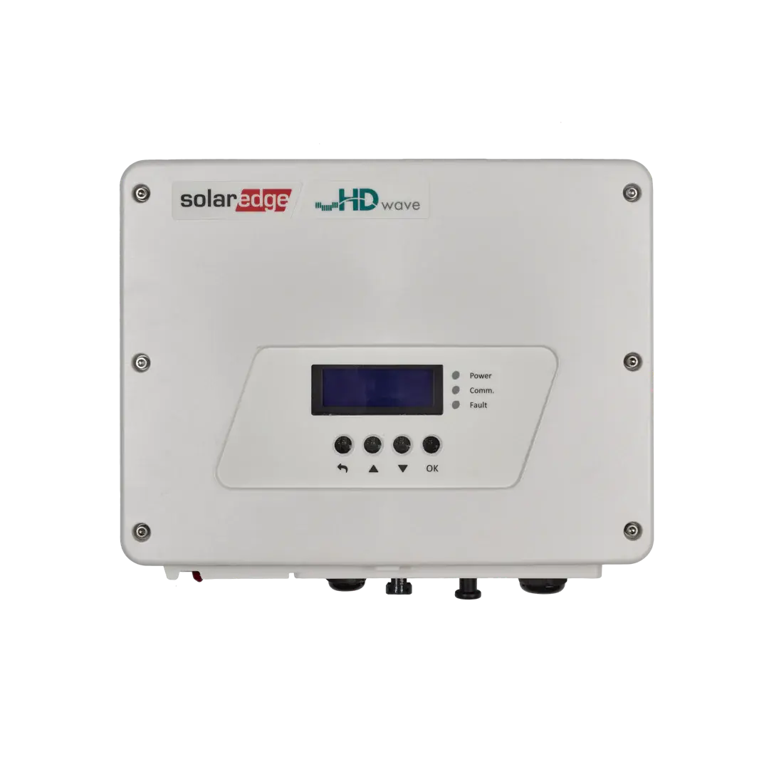 SolarEdge Single-Phase Inverter with HD-Wave Technology & SetApp Configuration (3.5 kW).