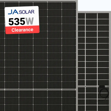 JA Solar 535W Bifacial Solar Panel — 144 Cells.