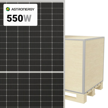 Astronergy ASTRO 5 Twins 550W (Pallet of 36) Bifacial PERC+ Solar Panels CHSM72M(DG)/F-BH-550W