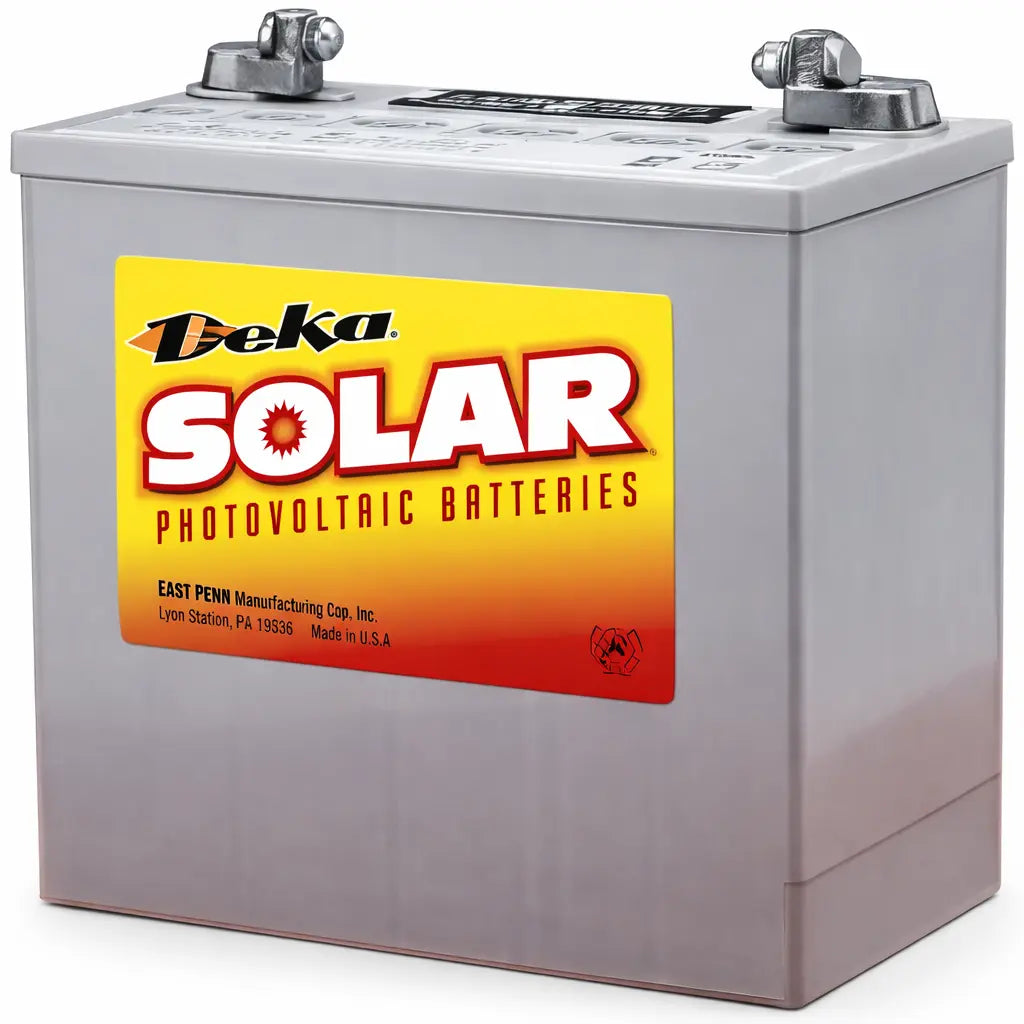 MK Powered® Deka® Solar 8G22NF Sealed Gel Valve-Regulated Solar Battery.