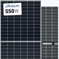 JA Solar 550W 144 Half-Cell Bifacial Solar Panel Solar Cellz USA