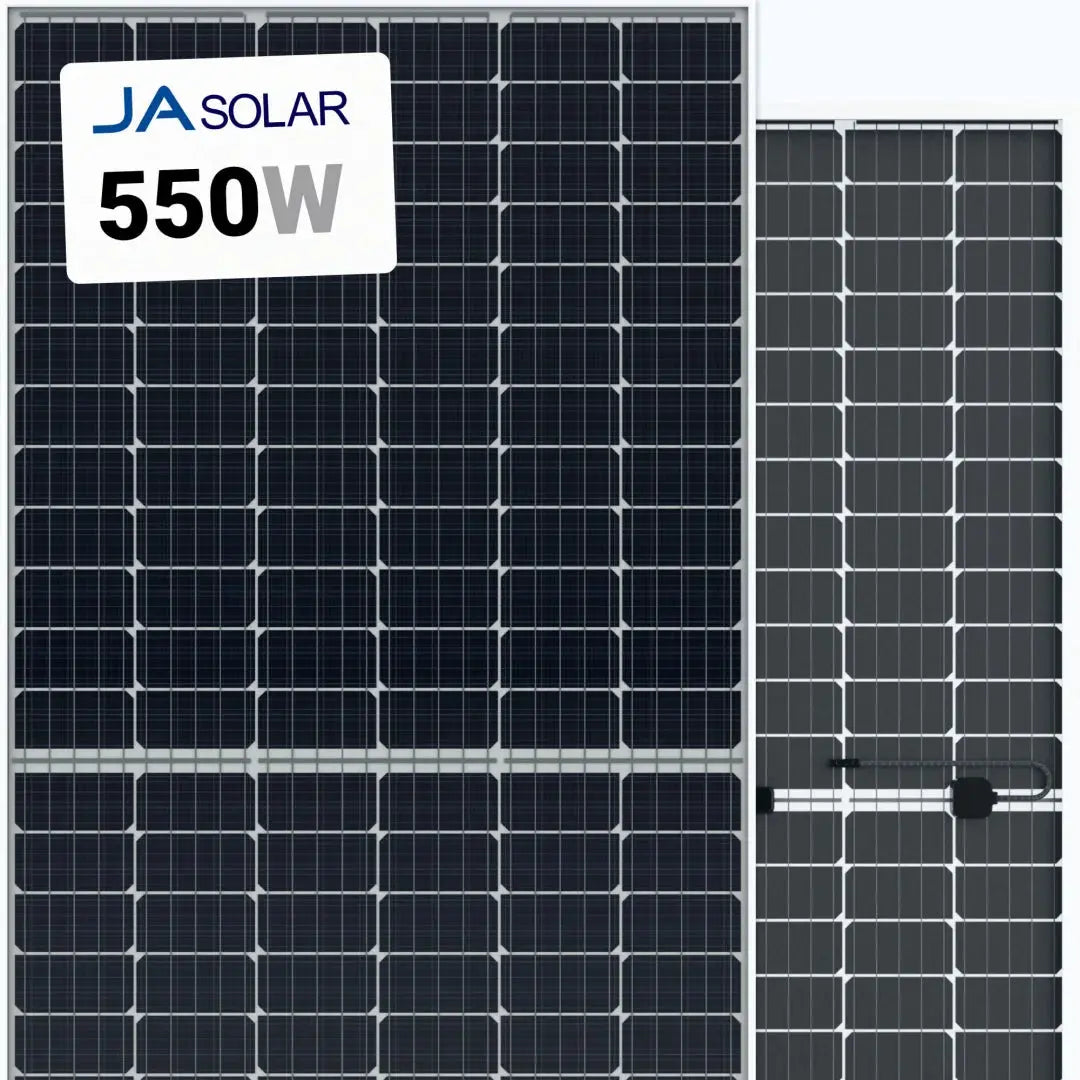 JA Solar 550W 144 Half-Cell Bifacial Solar Panel Solar Cellz USA