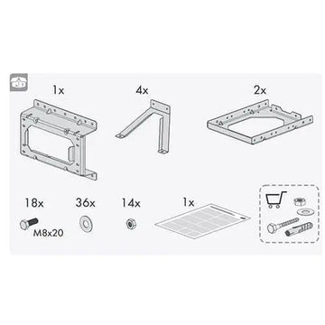 SMA UMS_KIT-10 Mounting Bracket SMA