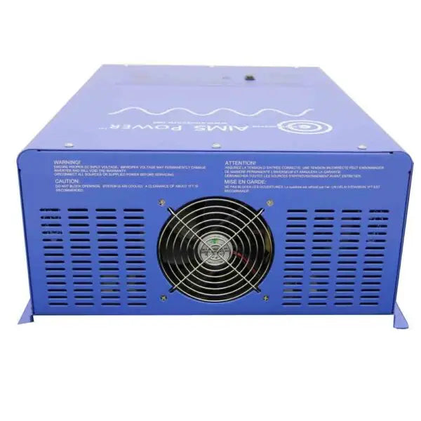 AIMS Power 4000W Pure Sine Inverter Charger - Back View