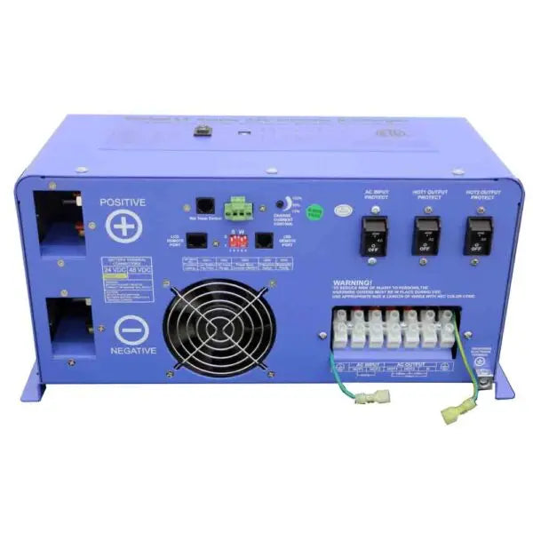 AIMS Power 4000W Pure Sine Inverter Charger - Front View