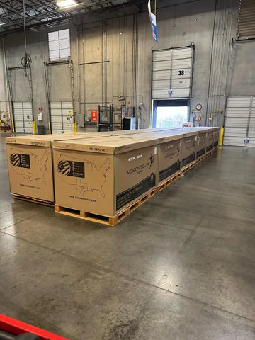 Mission Solar Mono PERC 395W 66 cell Black (SKU Part Number MSE395SX9R)  Pallet of 26)
