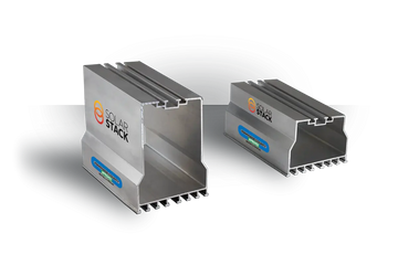 Solar Stack SS-8 TK10 – 10° Tilt Kit (8″ Low & High Mount, Rail-Less) Solar Cellz USA