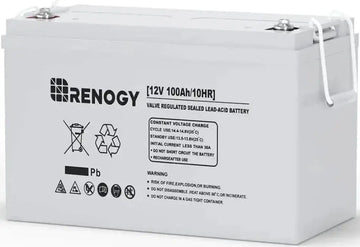Renogy Deep Cycle AGM Battery 12 Volt 100Ah