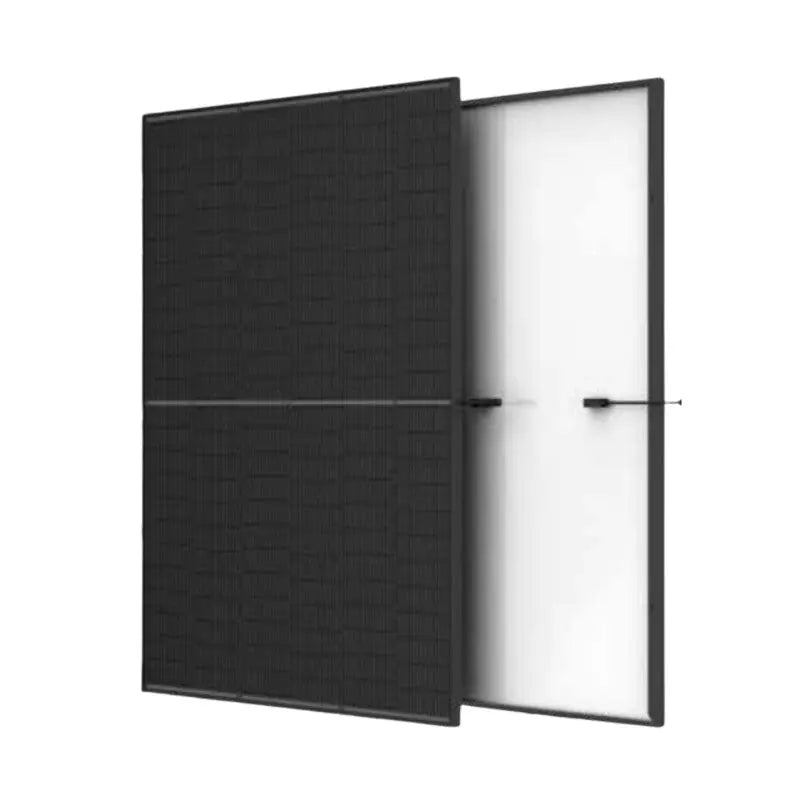 Trina Vertex S+ 445W Dual Glass Full Black — Premium N-Type Solar Panel.