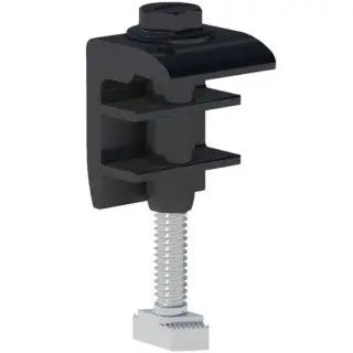 IronRidge UFO-END-01-B1 Black EFO End Clamp (30-40mm Frames)